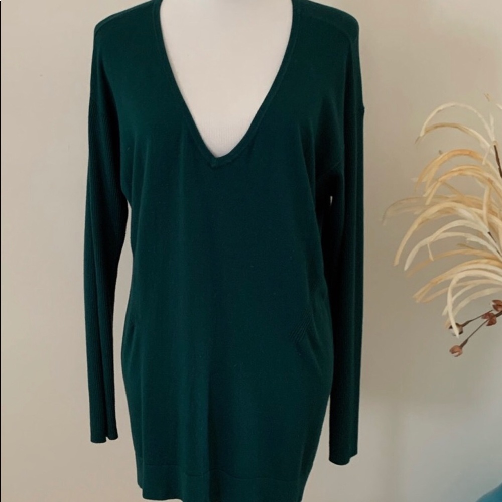 White House Black Market Green sweater